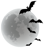 Discover Halloween bats flying