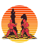 Discover Martial Arts Chess Retro Design