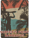 Discover Retro Vintage Surfing Beach Surfers Point Barbados