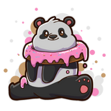 Discover Donut Panda bear Cake Cupcake junk food fat