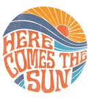 Discover Here Comes the Sun Vintage Retro Sixties - Sun - T-Shirt