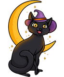 Discover Black Cat Moon Halloween