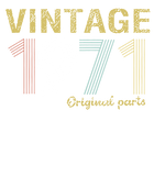 Discover 50th Birthday Vintage 1971 T Shirt