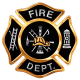 Discover Gold Firefighter Emblem
