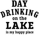 Discover Day Drinking on The Lake is My Happy Place Shirt