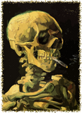 Discover Skull Of Skeleton With Burning Cigarette By Vincen