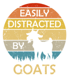 Discover Easily Distracted By Goats Retro Vintage Funny Goat Lover T-Shirt