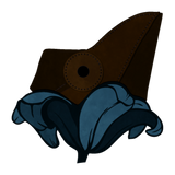Discover Plague mask coming out of blue flower