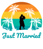 Discover Just Married T-Shirt Couple Honeymoon Matching Tropical Paradise