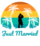Discover Just Married T-Shirt Couple Honeymoon Matching Tropical Paradise