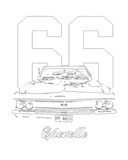 Discover 1966 Chevelle Grill View Worn Look T-shirt