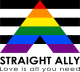 Discover Straight Ally LUV Queer CSD Gay Pride LGBTIQ LGBTQ