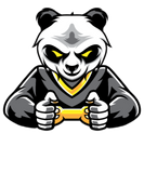 Discover Panda Bear gaming console gambler nerd gamer video