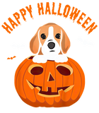 Discover Happy Halloween Beagle Dog Pumpkin T-Shirt