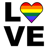 Discover Love - Gay - Lesbian - Rainbow - LGBT - CSD Heart