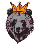 Discover King Bear with Crown, Grizzly, Panda, Gift Idea