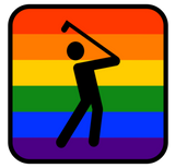 Discover Golf LGBT Gay Pride Queer CSD Rainbow Sport