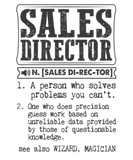 Discover Sales Director Definition Gift Mug