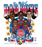 Discover 1989 Champs Detroit Bad Boys Basketball Fan Reprint T-Shirt, Basketball Lover Shirt