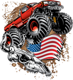 Discover Monster Truck USA Skull