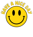 Discover Have A Nice Day Smile Happy Face Emoji Retro T-Shirt