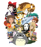 Discover Totoro Studio Ghibli Movie Anime, Anime Shirt, Streetwear Totoro Studio Ghibli Harajuku Kawaii TShirt Women,Ullzang Miyazaki Hayao Tshirt