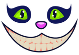 Discover Creepy Grinning Cheshire Cat Halloween