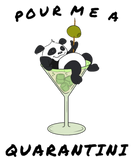 Discover Quarantini drink Funny Panda