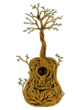 Discover Acoustic Guitar Tree of Life Guitar Player