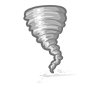 Discover Funny Storm Chaser Kid Running Towards Tornado T-Shirts