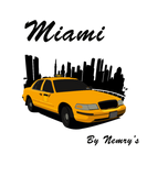 Discover Miami Vintage Taxi, Retro-look Cab T-Shirts