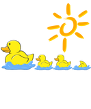 Discover Duck Family Rubber Duck Bath Duck T-Shirts