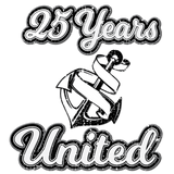 Discover 25 Years united! SIlver wedding anniversary T-Shirts