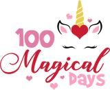 Discover Unicorn 100 magical days teacher student T-Shirts