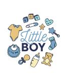 Discover Baby Boy cute male baby with baby toys T-Shirts