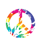 Discover Tie Dye Vintage Psychedelic Peace Sign Hooded Gift T-Shirts