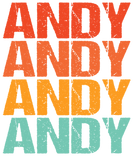 Discover Andy Name Vintage Retro Men Boys Names T-Shirts