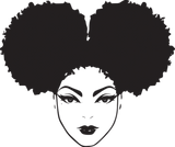 Discover Pretty Black Woman Afro Puff Beautiful Lady Queen