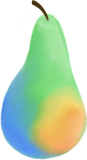 Discover Watercolor Multicolored Pear