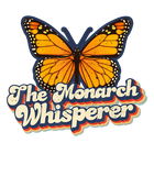 Discover The Monarch Whisperer Retro Monarch Butterfly Entomology T-Shirt