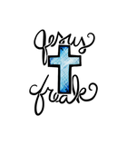 Discover Jesus Freak Christian Cross Design