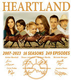 Discover 16 Years 2007 2023 Heartland Anniversary Signature Movie Shirt