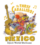 Discover The Three Caballeros Mexico Comfort Colors Shirt