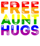 Discover Free Aunt Hugs Rainbow Gay Support LGBT Pride T-shirt