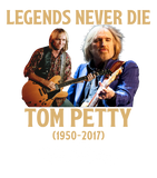 Discover Tom Petty Signature T-Shirt, Legends Never Die 1950-2017 Shirt
