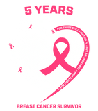 Discover 5 Year Breast Cancer Survivor Gifts Pink 5 Years C T-shirt