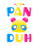 Discover Pansexual Pride Gift Pan Flag LGBTQ Cute I'm Pan Duh Panda T-Shirt