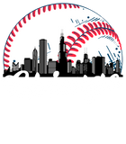 Discover Chicago Baseball Skyline T Shirt