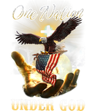 Discover Eagle USA Christian Patriot One Nation Under God T-Shirt