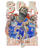 Discover Shai Gilgeous-Alexander 90s Style Vintage Bootleg Tee graphic T shirt